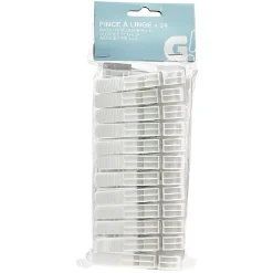 Pince à linge blanche x24