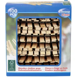 Pince à linge en bois x100