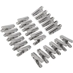 Pince à linge grise x24