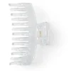 Pince cheveux crabe transparent mat L9cm