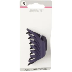 Pince crocodile uni mat L.6 cm