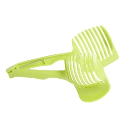 Pince découpe légumes plastique vert L18,5cm