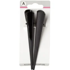 Pince Ibis métal noir brillant et mat L13 cm x2