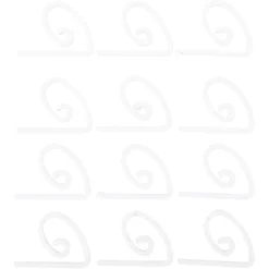 Pince nappe blanc x12