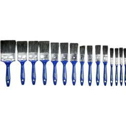 Pinceaux plats pour peinture brico - pack de 15 pièces