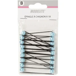 Épingle à chignon décor perle x18