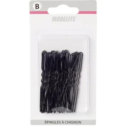 Épingle à chignon métal noir x40