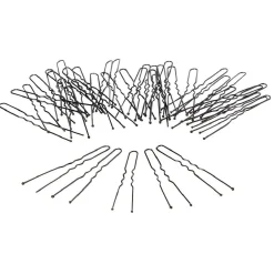 Épingle à chignon métal noir x40