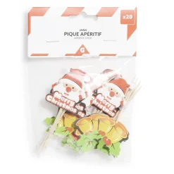 Pique apéritif Noël x20