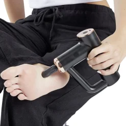 Pistolet de massage 4 têtes interchangeables et 6 vitesses