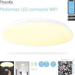 Plafonnier LED connecté WIFI