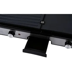 Plancha électrique double thermostat