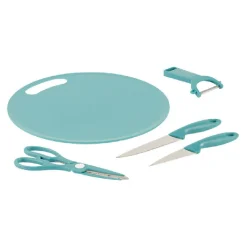 Planche à découper + 4 ustensiles de cuisine