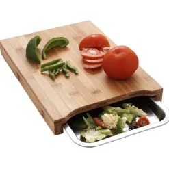 Planche à découper avec plateau