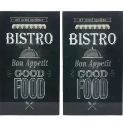 Planche à découper cache plaque Bistro x2