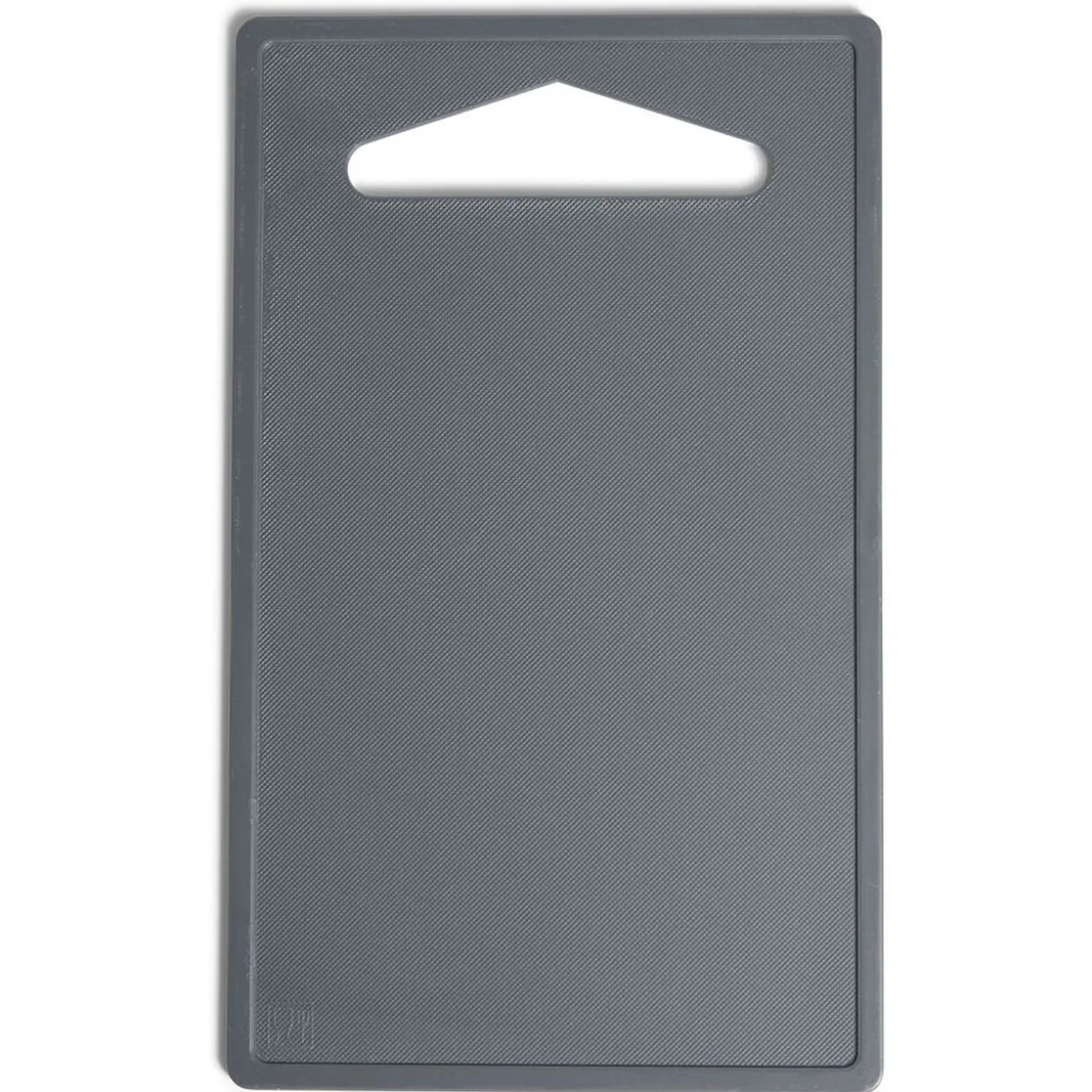 Planche à découper en plastique gris 24x14,5cm