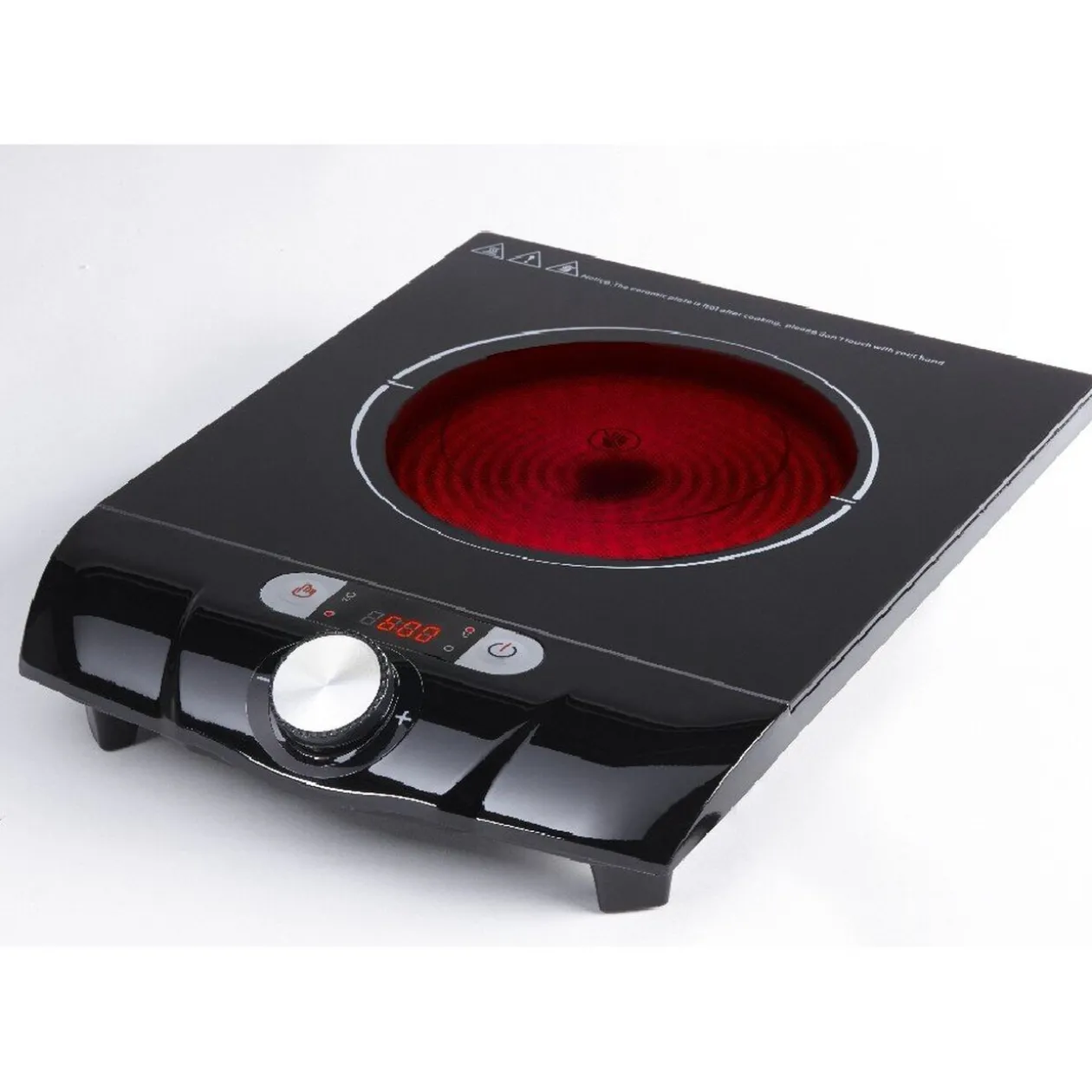 Plaque de cuisson vitrocéramique 1 foyer Homday