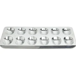 Plaque pour 12 madeleines en métal