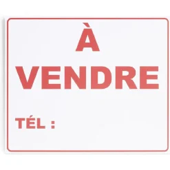 Plaque signalétique "À vendre" - 24x20 cm