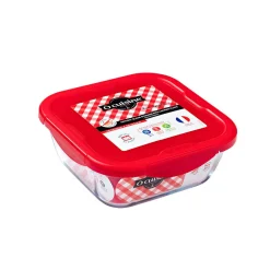 Plat à four avec couvercle hermétique Ô Cuisine 21x21 cm