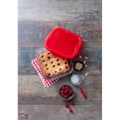 Plat à four avec couvercle hermétique Ô Cuisine 21x21 cm