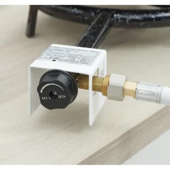 Plat à paella ø 40 cm avec réchaud gaz et trépied H66 cm