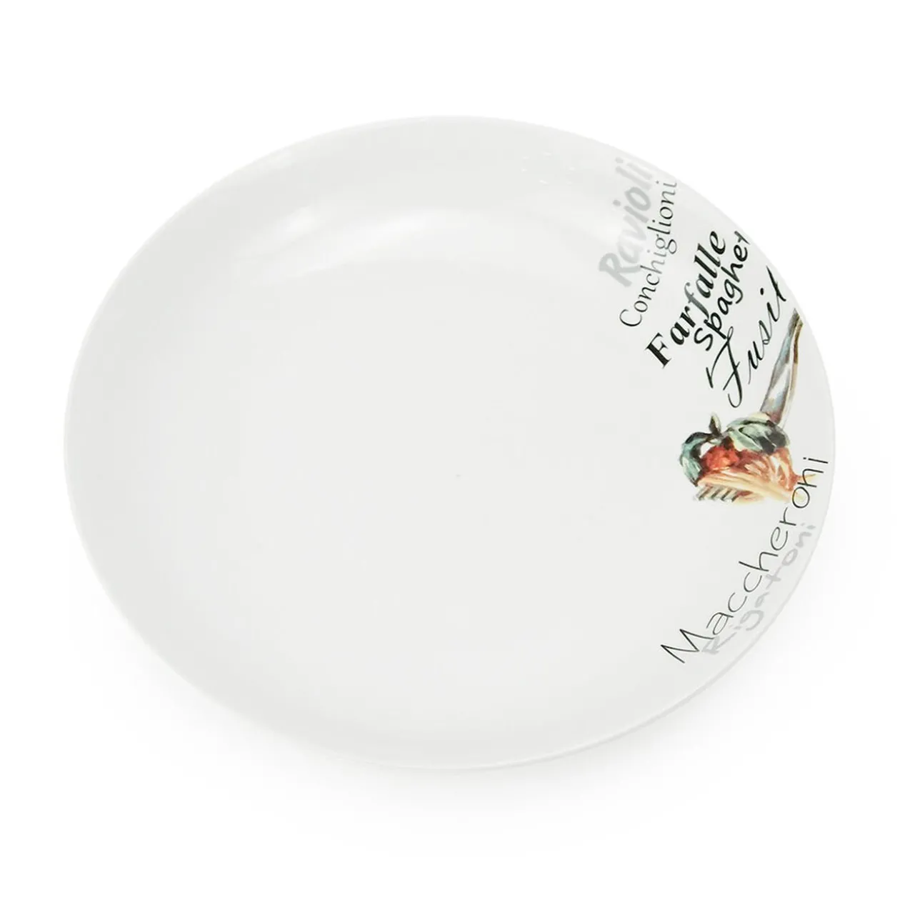 Plat à pâtes en porcelaine
