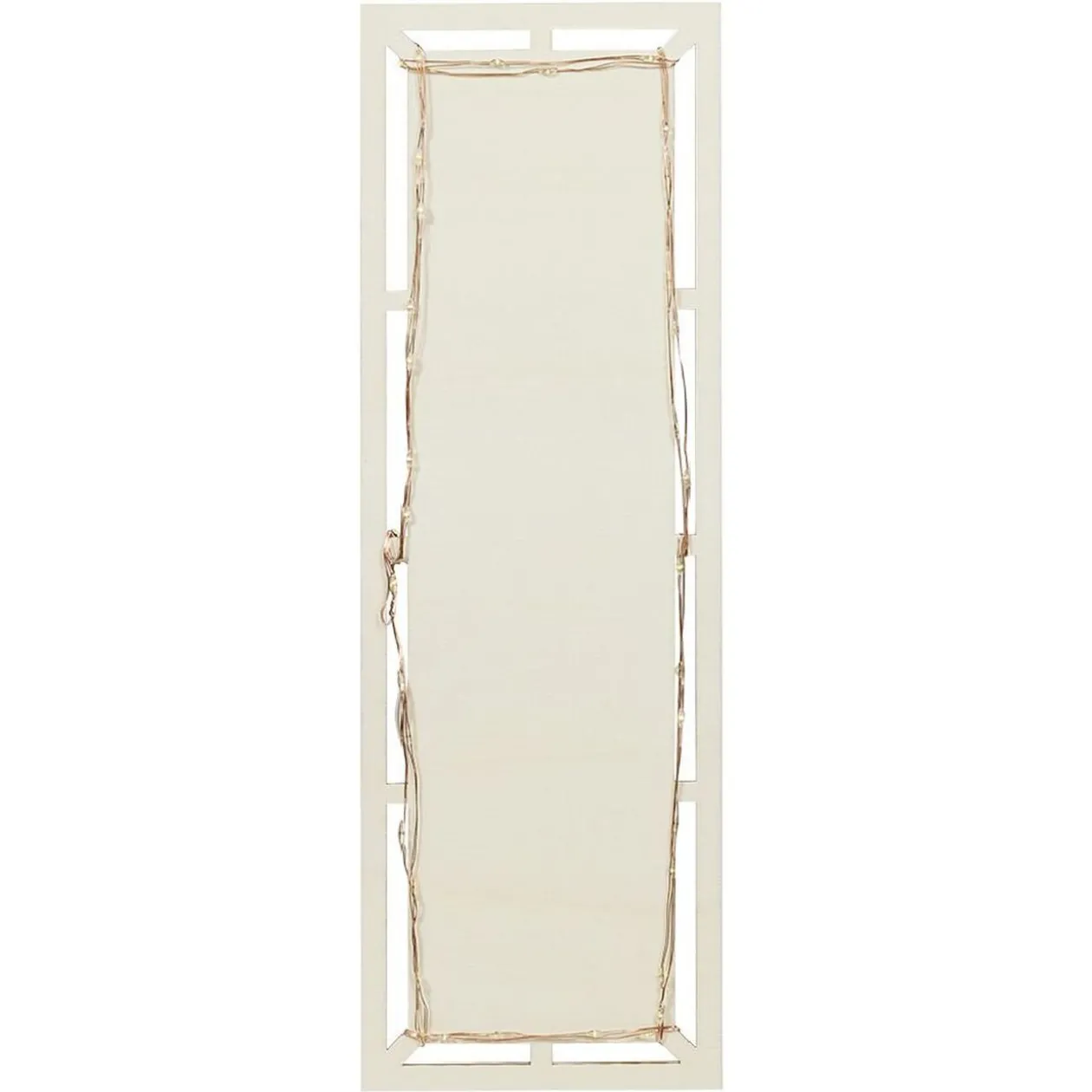 Plat de présentation à LED 30x12cm bois beige