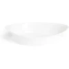 Plat ovale 29x17cm Luminarc blanc avec motifs