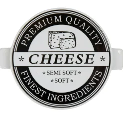 Plateau à fromage design noir et blanc