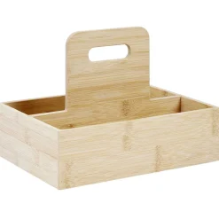 Plateau de rangement en bambou