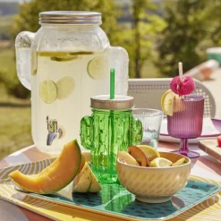 Plateau mélaminé vert 28,7x21,7x1,5cm