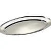 Plateau ovale argenté