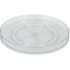 Plateau rotatif en plastique transparent - Ø29,4xH4cm