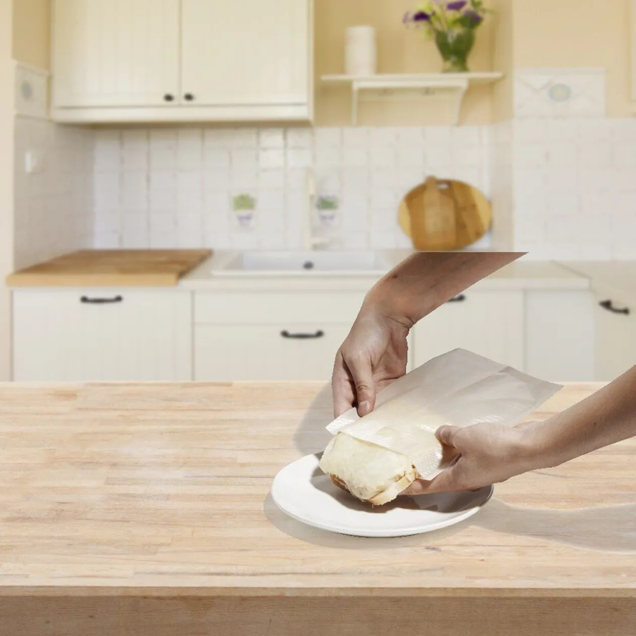 Pochette croque monsieur spécial grille pain x2