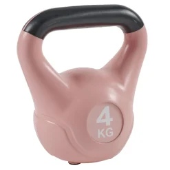 Poids de musculation 4kg avec poignée rose