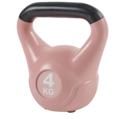 Poids de musculation 4kg avec poignée rose