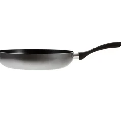 Poêle antiadhésive aluminium dégradé gris poignée bakélite noire