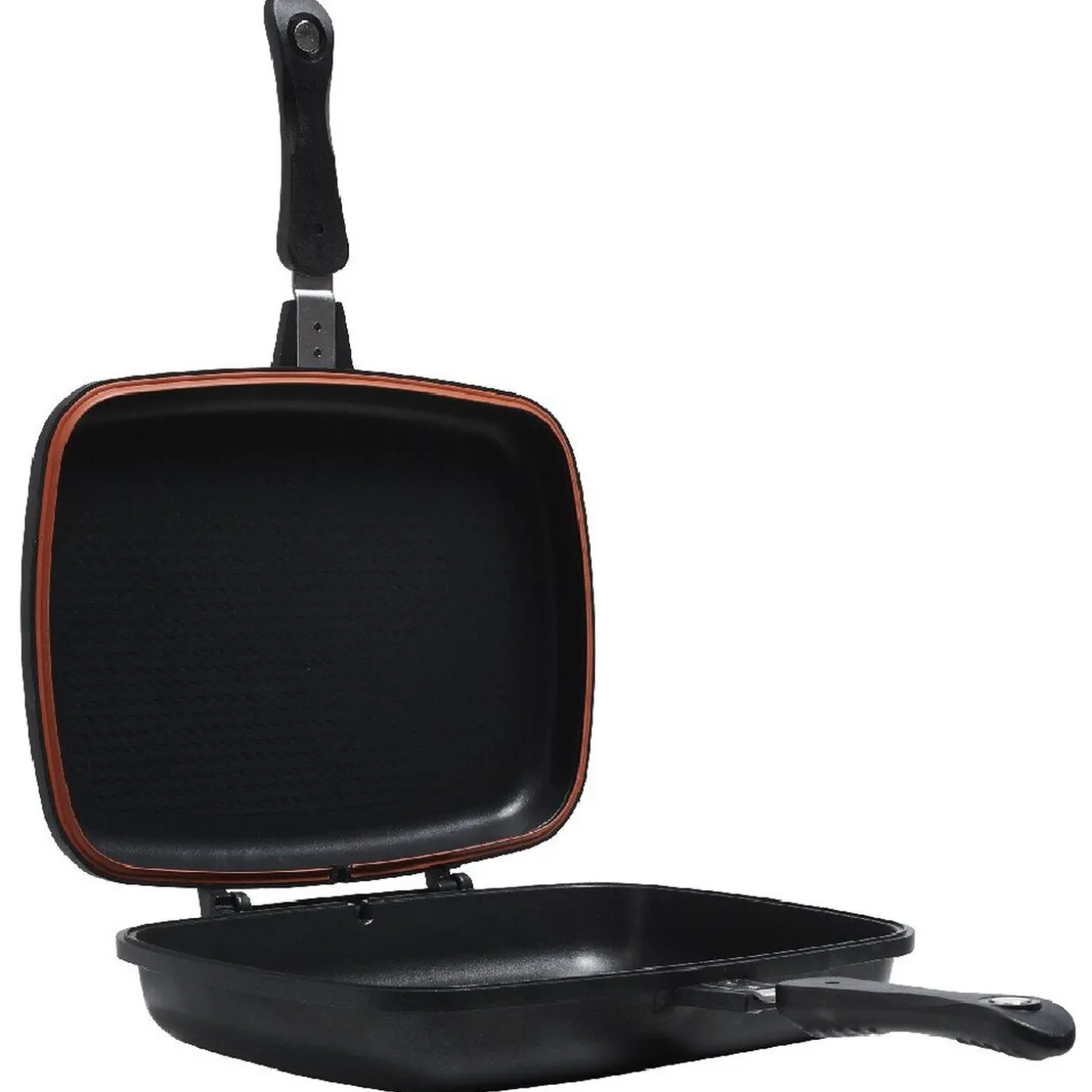 Poêle grill double face