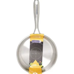 Poêle inox gris Ø20cm