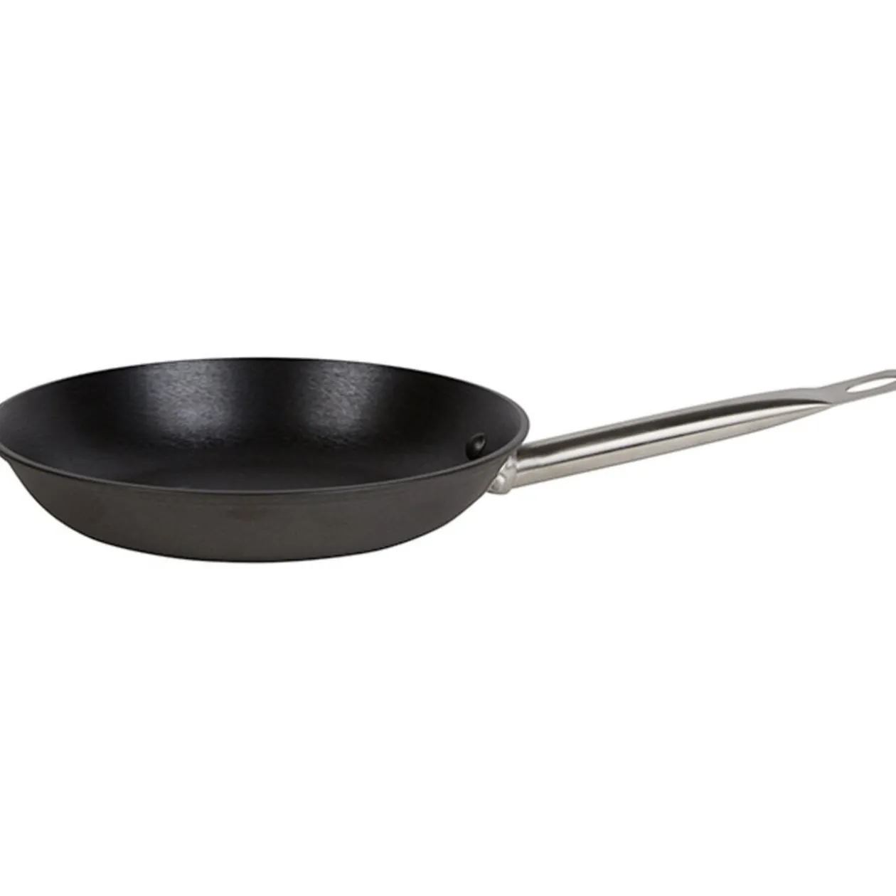 Poêle professionnelle en fonte noire