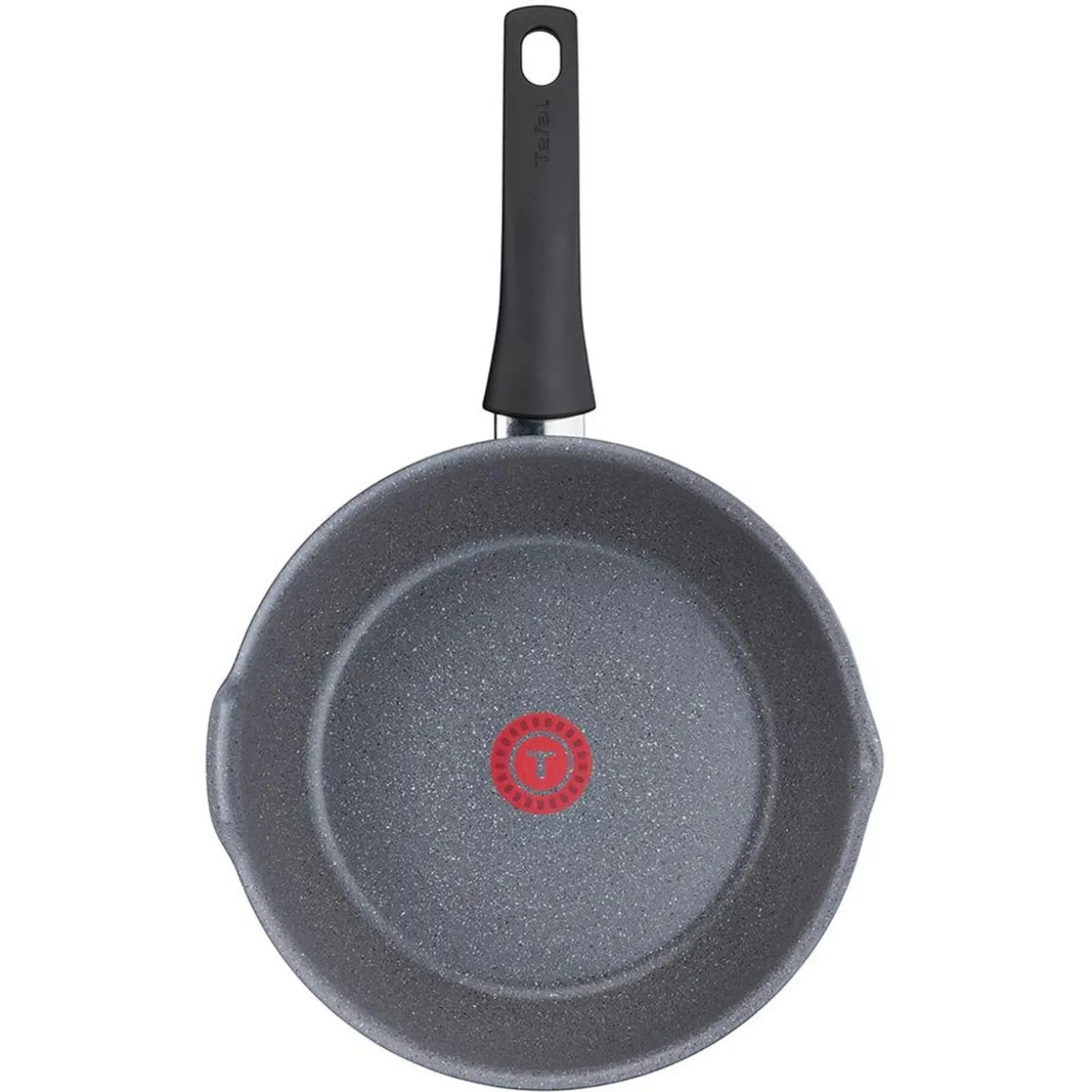 Poêle sauteuse Tefal Mineralia Force aluminium moucheté gris noir ø 26 cm