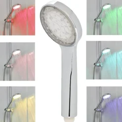 Pommeau de douche 7 couleurs