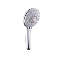 Pommeau de douche 5 fonctions jet gris argenté