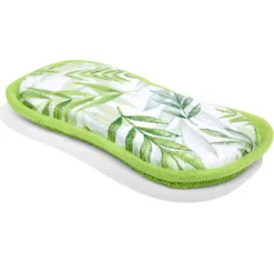 Éponge de nettoyage double face verte