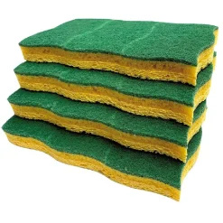 Éponge grattante végétale 3 couches x12