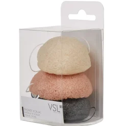 Éponge konjac pour le visage x3