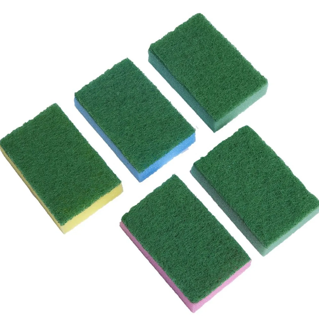 Éponge multicolore x30