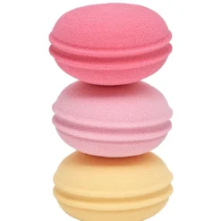 Éponges cosmetique forme macaron lot de 3