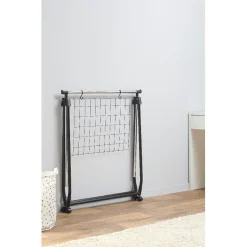 Portant à roulettes pliant hauteur extensible